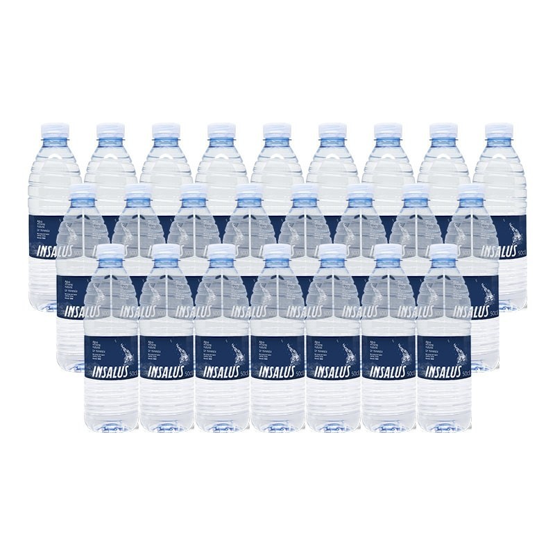 Agua mineral Insalus 500 ml pack 24 botellas