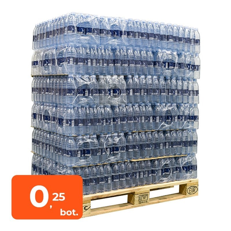 Agua mineral Insalus 500 ml palet 1440 botellas