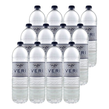Agua mineral natural Veri 1.5 litros caja 12 botellas