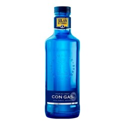 Agua mineral natural con gas Solan de Cabras 750 ml