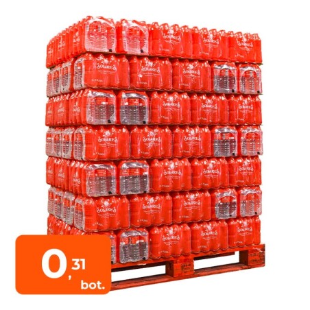 Agua mineral Solares 500 ml palet 1512 botellas