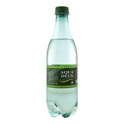 Agua mineral natural con gas Aquadeus 500 ml