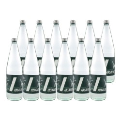 Agua mineral natural con gas Insalus 1 litro caja 12 botellas