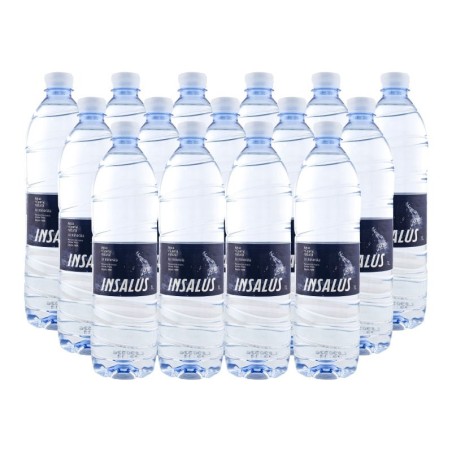 Agua mineral Insalus 1.5 litros pack 12 botellas