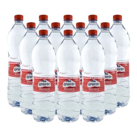 Agua mineral Lanjarón 1.5 litros pack 12 botellas