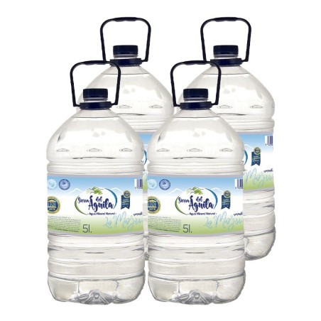 Agua mineral Sierra del Águila 5 litros pack 4 garrafas