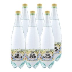 Agua mineral con gas Vichy Catalan 1.2 litros pack 6 botellas