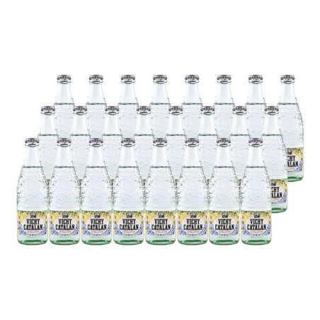 Agua mineral con gas Vichy Catalan 250 ml pack 24 botellas cristal
