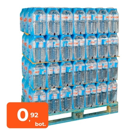 Agua mineral Bezoya 1.5 litros palet 504 botellas